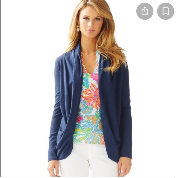 Lilly Pulitzer Sweaters | Lilly Pulitzer Leslie Cardigan | Color: Blue | Size: S | Lamoamo1989's Closet